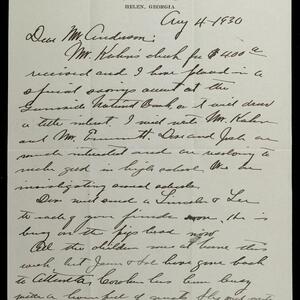 a page of handwritten text