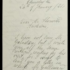 a page of handwritten text