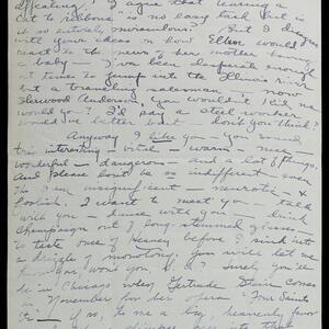 a page of handwritten text