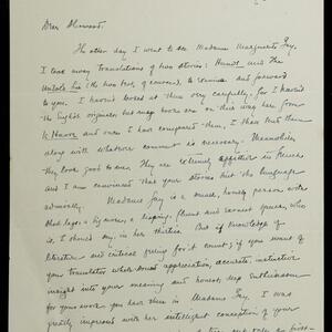 a page of handwritten text
