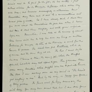 a page of handwritten text