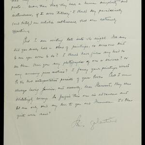 a page of handwritten text