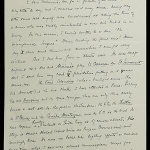 a page of handwritten text