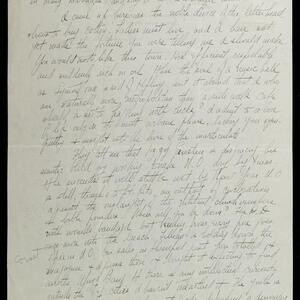 a page of handwritten text