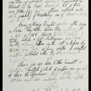 a page of handwritten text
