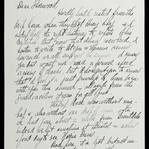 a page of handwritten text