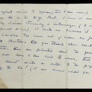 a page of handwritten text