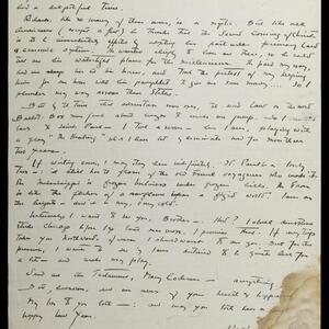 a page of handwritten text