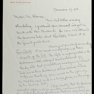 a page of handwritten text