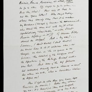 a page of handwritten text