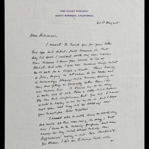 a page of handwritten text