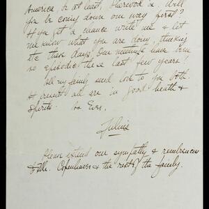 a page of handwritten text