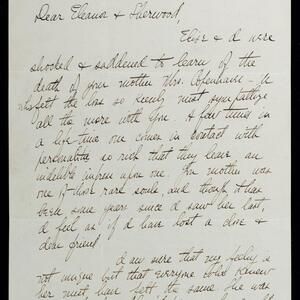 a page of handwritten text