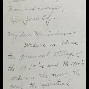 a page of handwritten text
