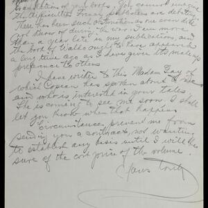 a page of handwritten text