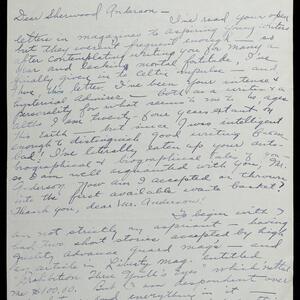 a page of handwritten text