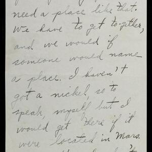 a page of handwritten text