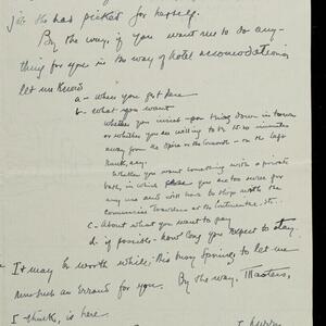 a page of handwritten text