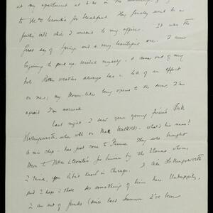 a page of handwritten text