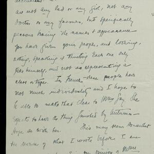 a page of handwritten text