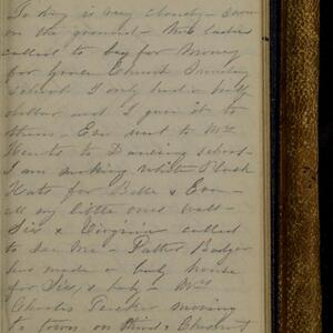 a page of handwritten text