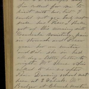 a page of handwritten text