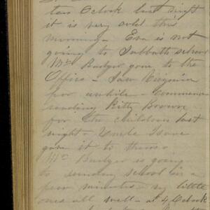 a page of handwritten text
