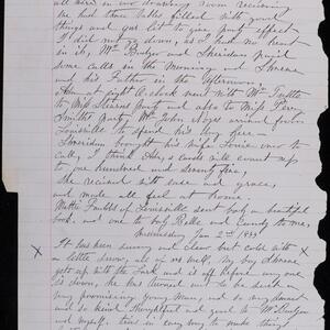 a page of handwritten text