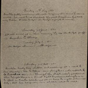 a page of handwritten text