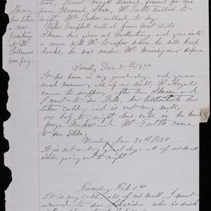 a page of handwritten text