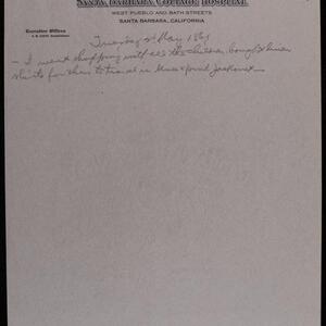 a page of handwritten text