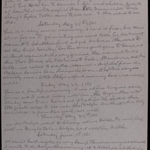 a page of handwritten text