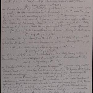 a page of handwritten text