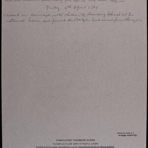 a page of handwritten text