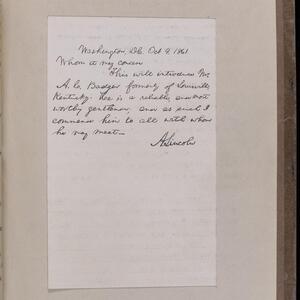 a page of handwritten text