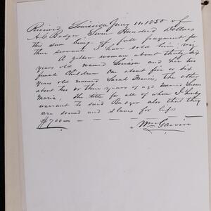 a page of handwritten text