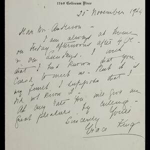 a page of handwritten text