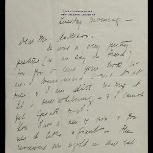 a page of handwritten text