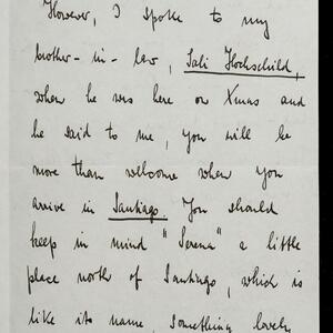 a page of handwritten text
