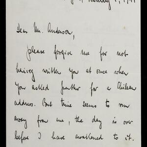 a page of handwritten text