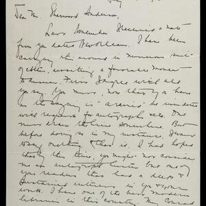 a page of handwritten text