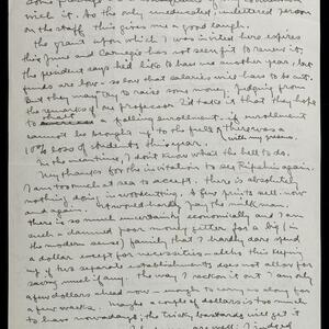 a page of handwritten text