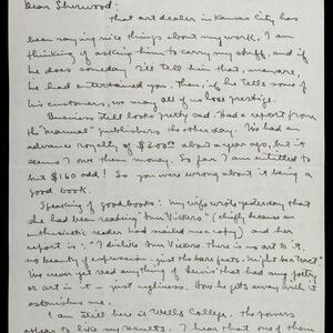 a page of handwritten text