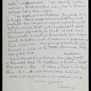 a page of handwritten text