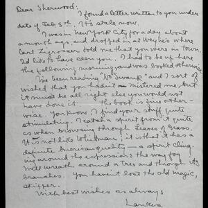 a page of handwritten text