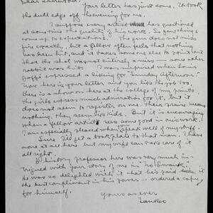a page of handwritten text