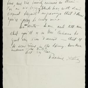 a page of handwritten text