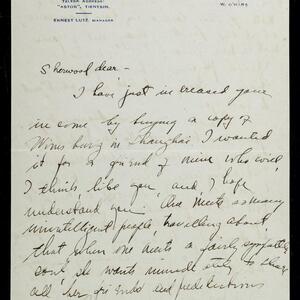 a page of handwritten text