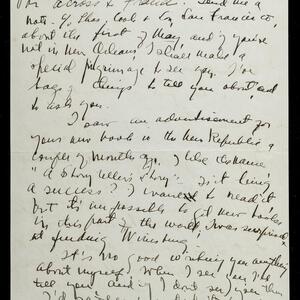 a page of handwritten text