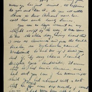 a page of handwritten text